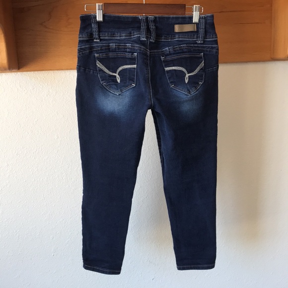 YMI - “Wanna Betta Butt?” Cropped Jeans - Picture 2 of 13